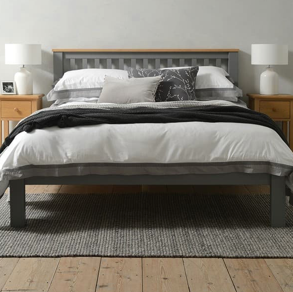 Gloucester Storm Grey Kingsize Bed