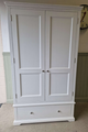 Fairford Soft White Double Wardrobe