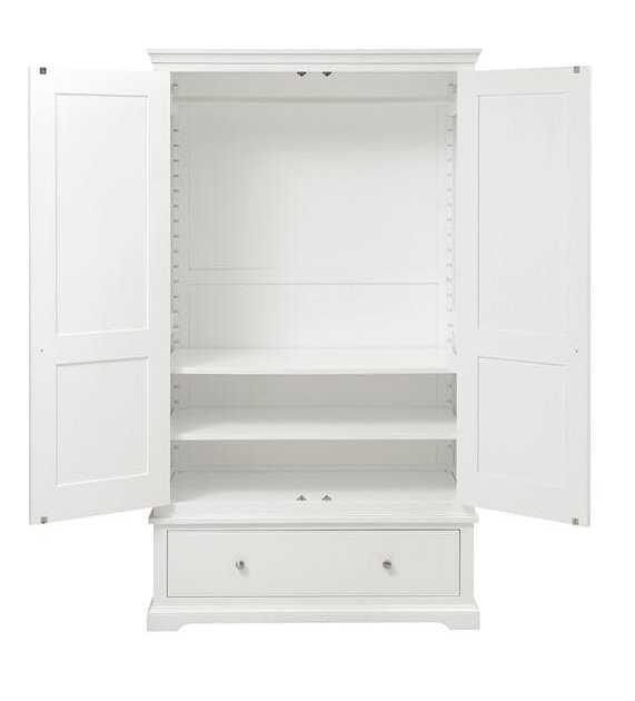 Fairford Soft White Double Wardrobe