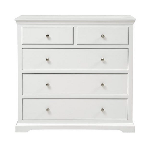 Fairford Soft White 5 Drawer Chest