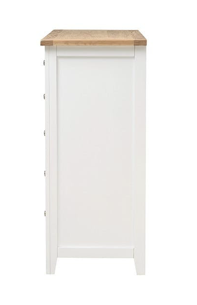 Chester Pure White 7 Drawer Chest