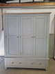 Chester Dove Grey Triple Wardrobe