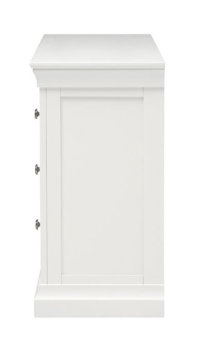 Chantilly Warm White Petite Chest of Drawers