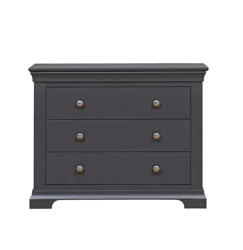 Chantilly Dusky Black Petite Chest of Drawers