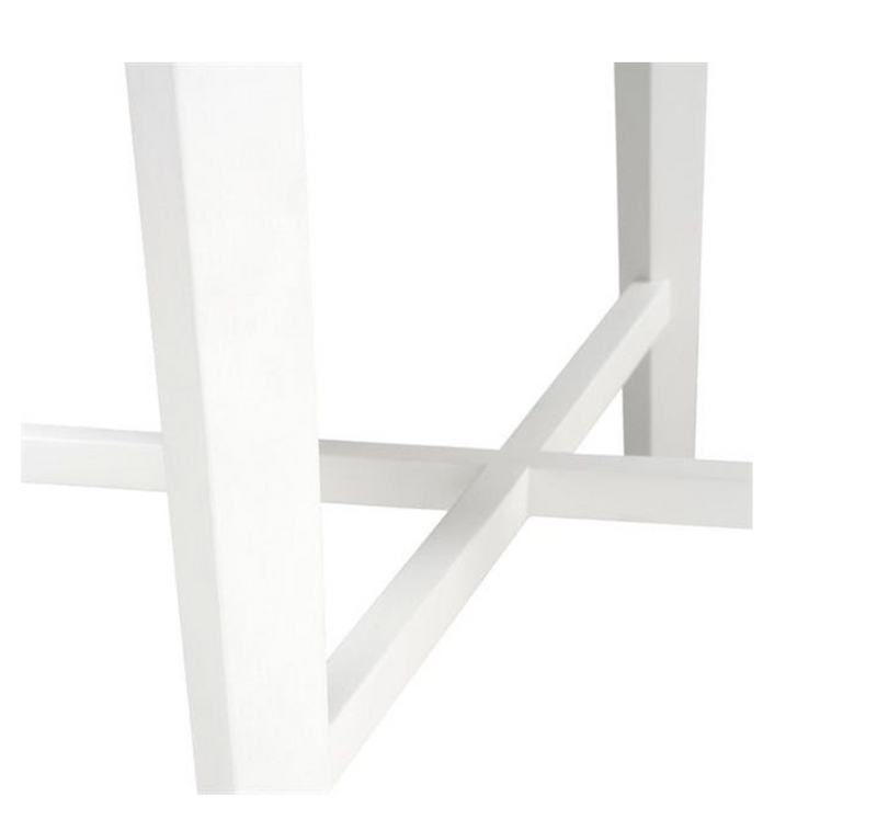 Fairford Soft White 1 Drawer Bedside Table