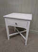 Fairford Soft White 1 Drawer Bedside Table