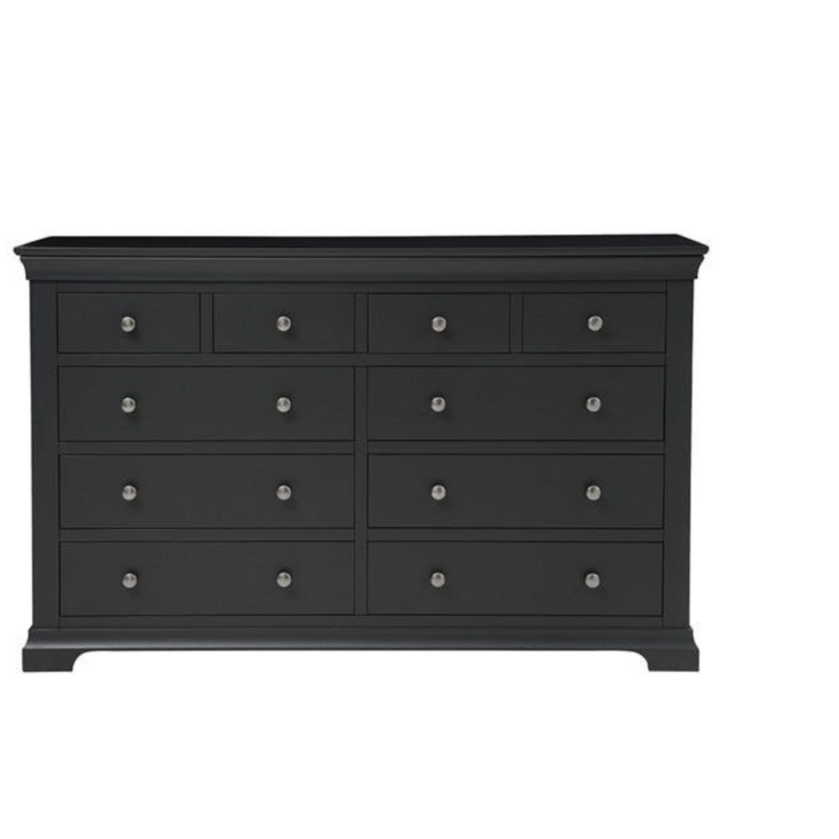 Chantilly Dusky Black 10 Drawer Chest