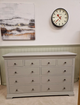 Chantilly Pebble Grey 10 Drawer Chest