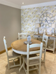 Sussex Cotswold Cream 4-6 Seater Round Extending Dining Table