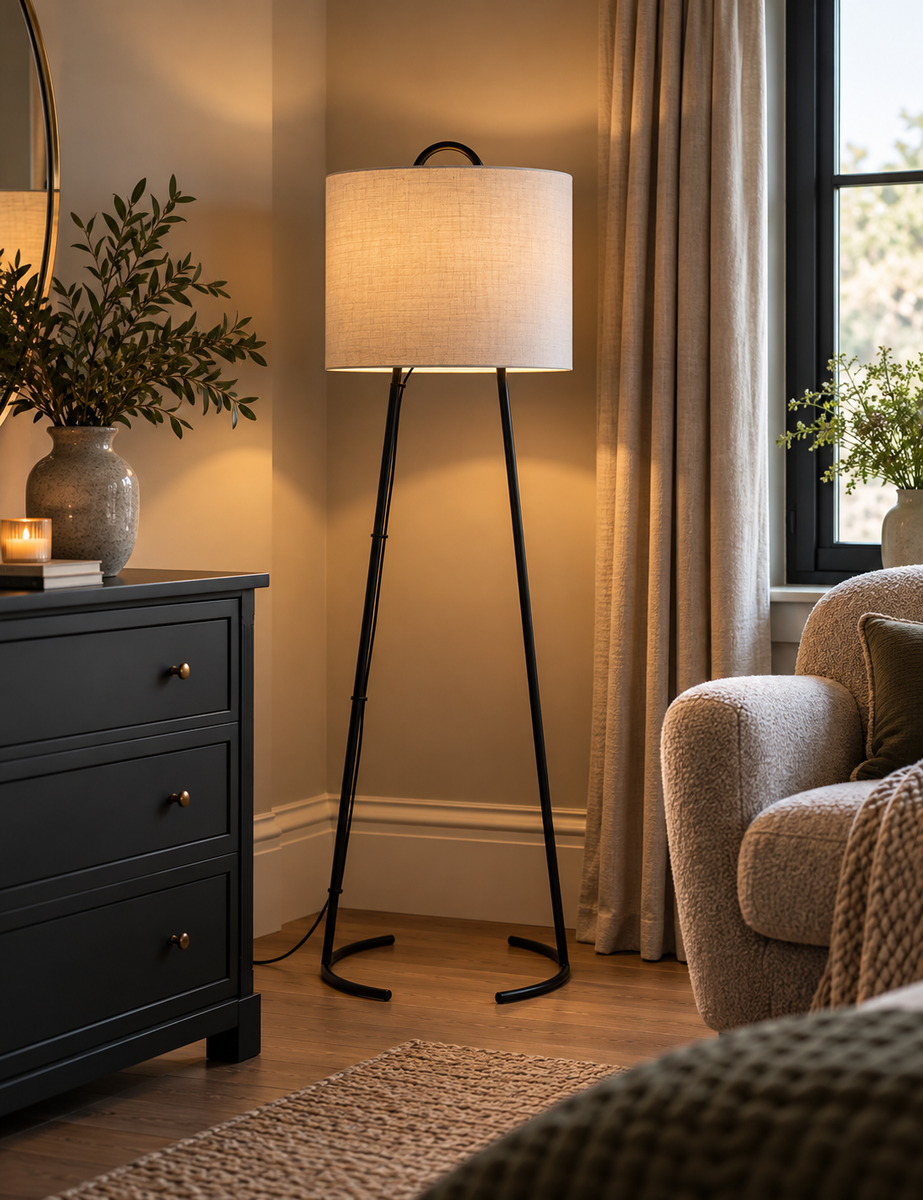 X Kelly Hoppen Tripod Floor Lamp