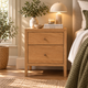 Blockley Light Oak Bedside Table
