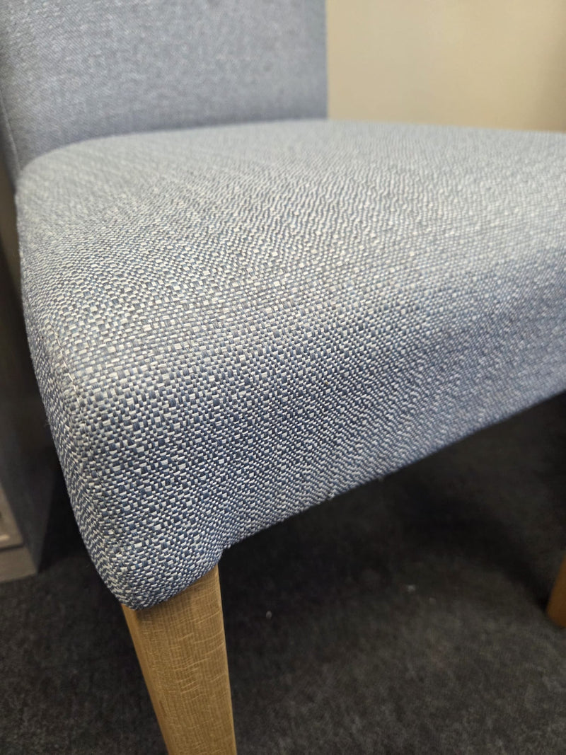 Set of 2 Malton Dining Chairs- Light Blue
