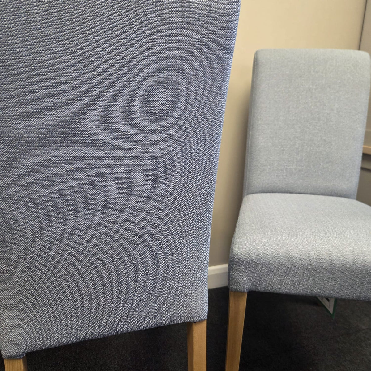 Set of 2 Malton Dining Chairs- Light Blue