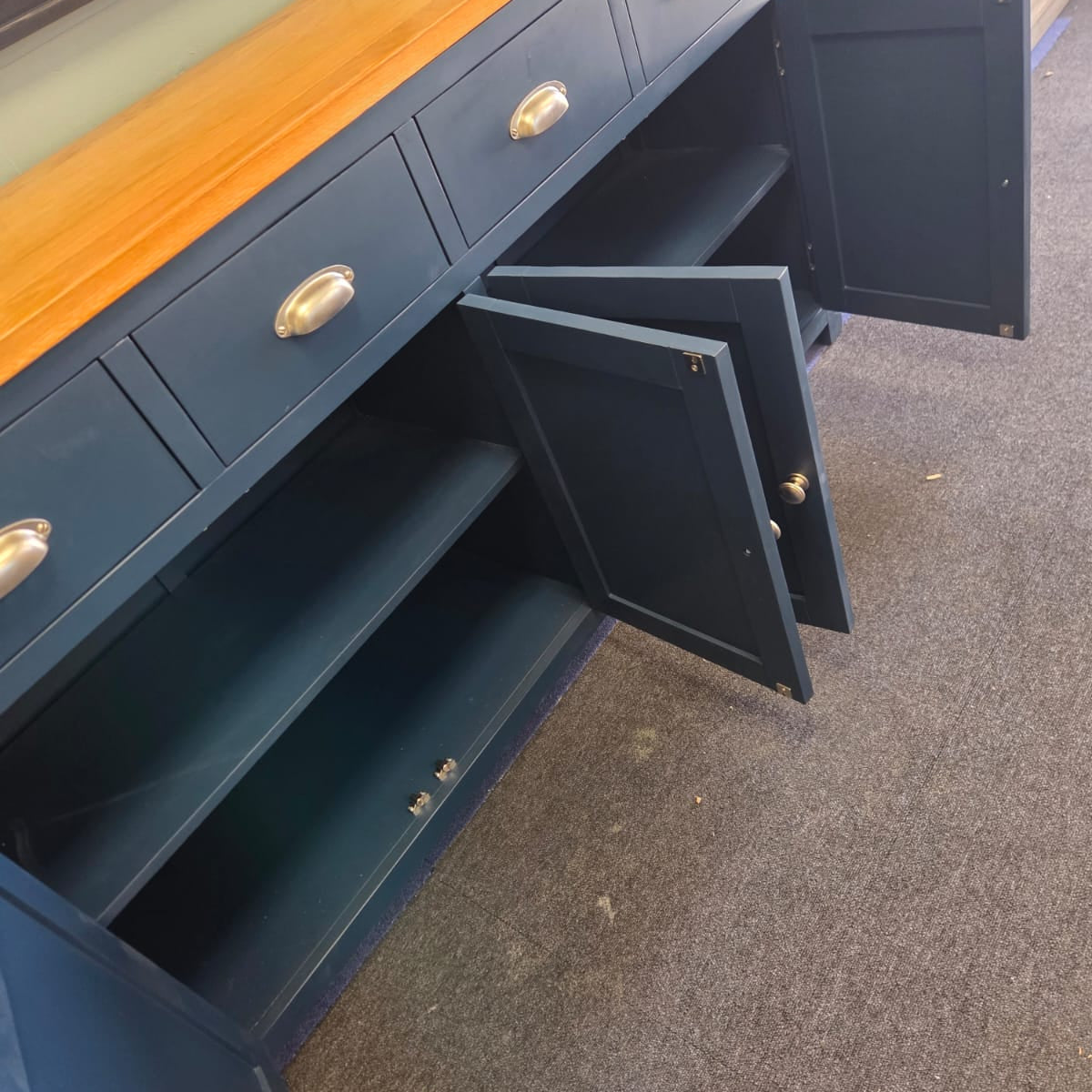 Sussex Midnight Blue Extra Large Sideboard