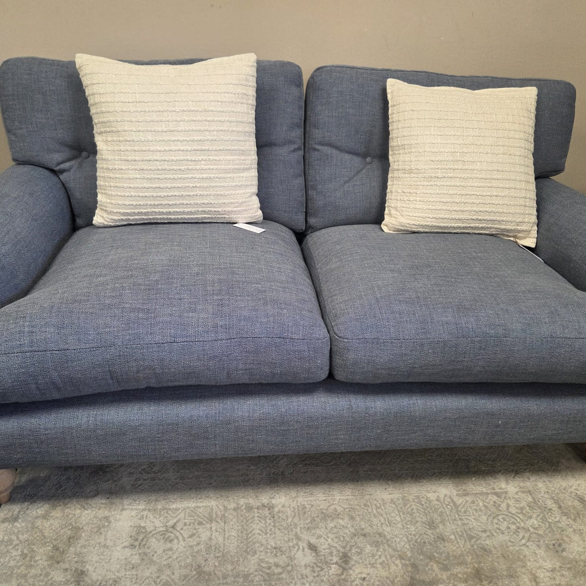 Talbot 3 Seater Sofa - Indigo Rustic Weave