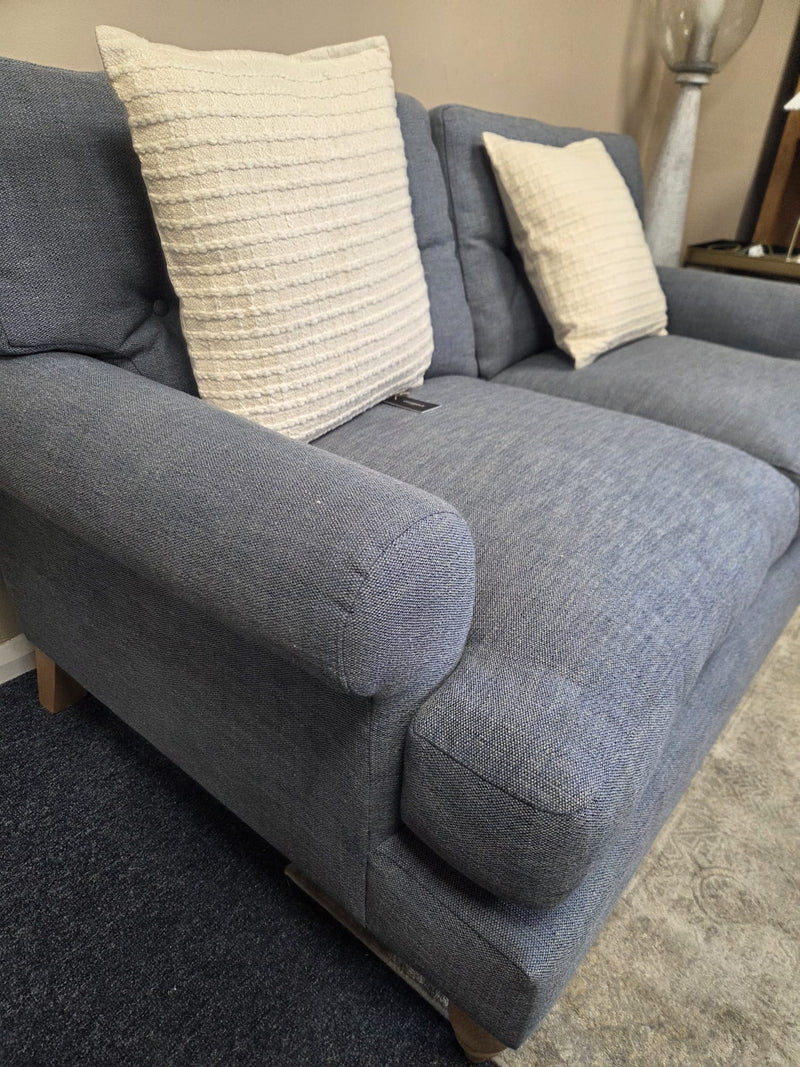 Talbot 3 Seater Sofa - Indigo Rustic Weave