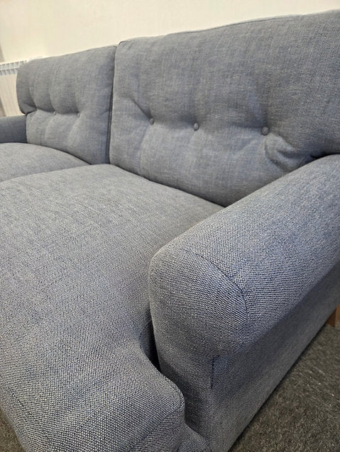 Talbot Large  2 Seater Sofa - Indigo Rustic Weave
