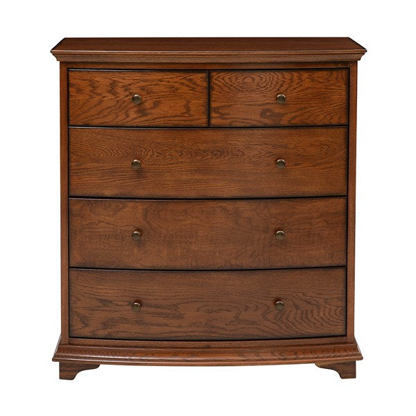 Winchcombe Dark Oak 5 Drawer Chest