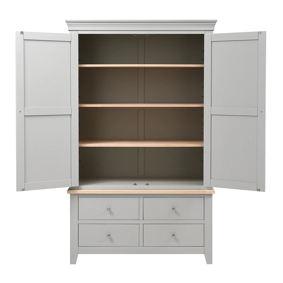 Chester Dove Grey Linen Cupboard