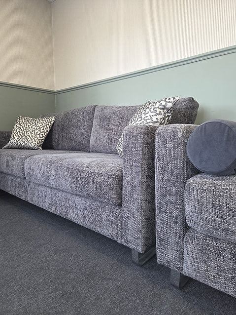 Jersey 3 Seater Sofa and Loveseat in  Schino Slate