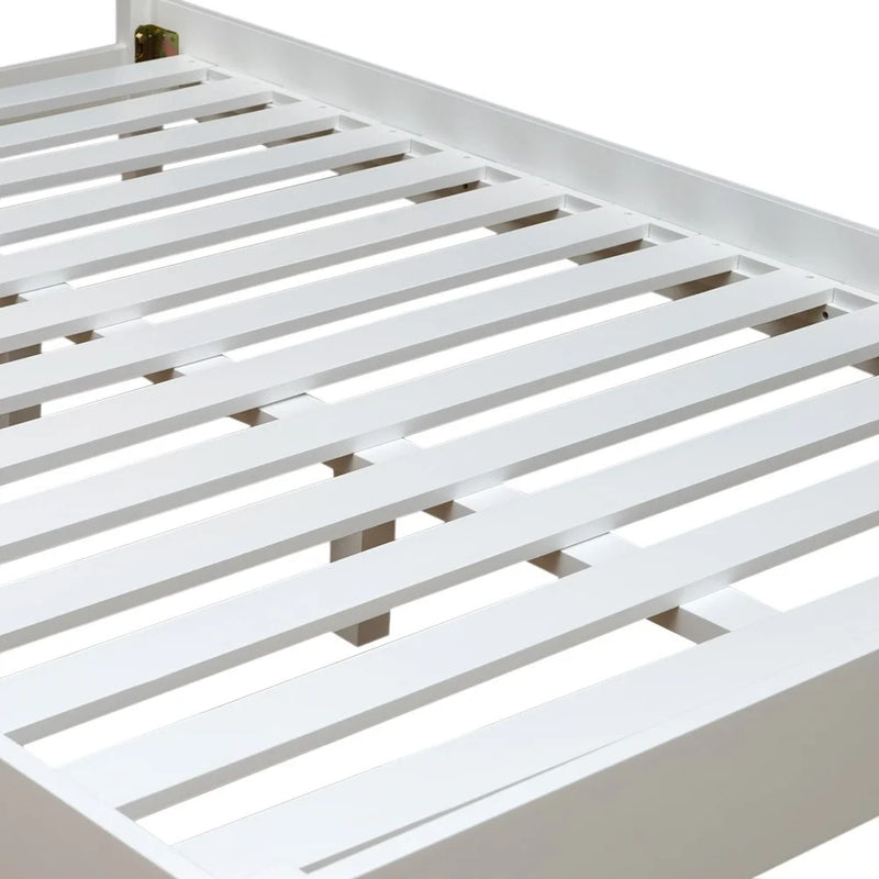 Winstone Pure White 4ft 6" Double Bed