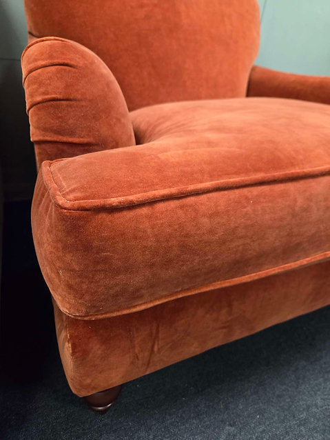 Ashbee Armchair- Brick- Matt Velvet