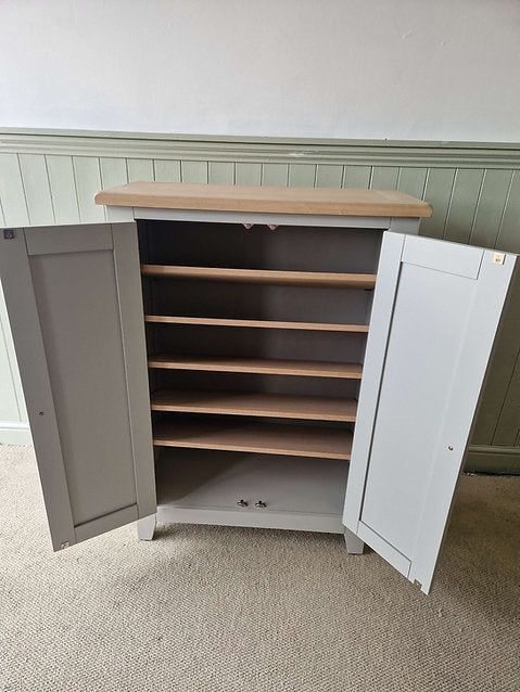 Chester Dove Grey Large Shoe Cupboard