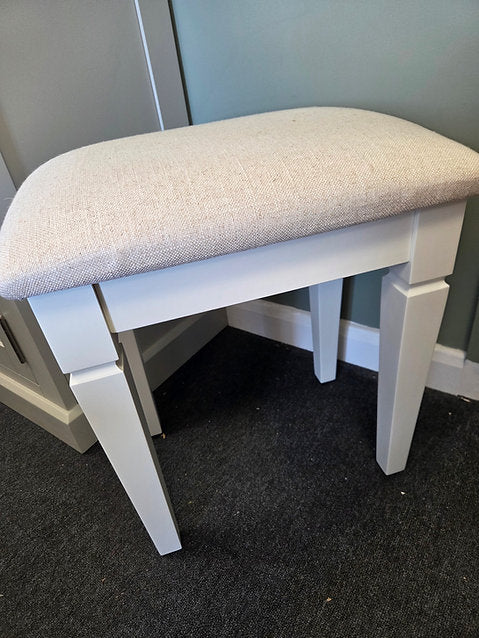 Chantilly Warm White Dressing table stool