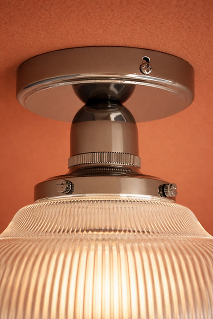 Florence Flush Ceiling Light - Chrome