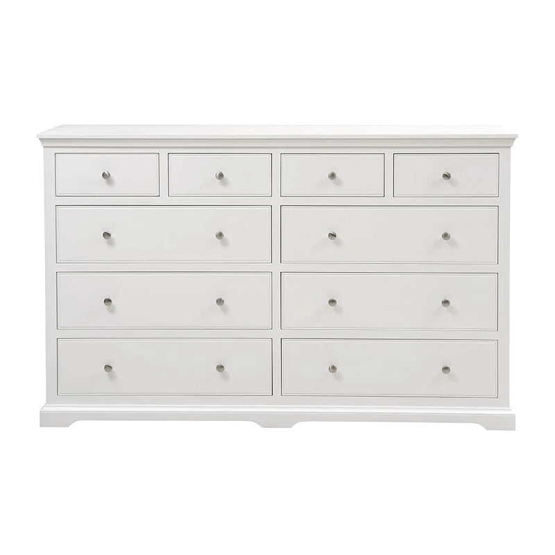 Fairford Soft White 10 Drawer Chest