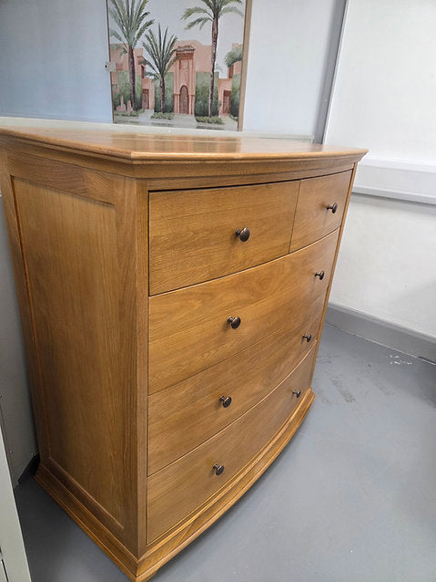 Winchcombe Oiled Oak 5 Drawer Chest