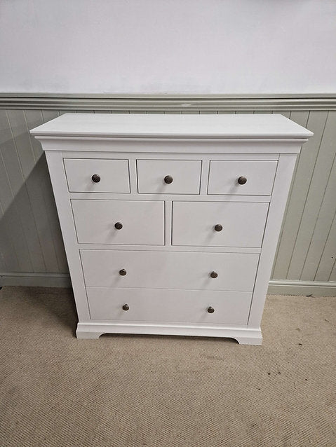 Chantilly Warm White 7 Drawer Chest