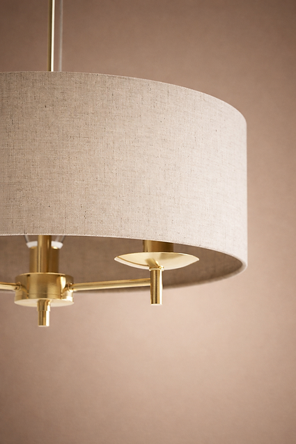Fleur Pendant Light- Brushed Metal