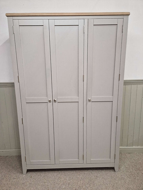 Chester Dove Grey 3 Door Hallway Cupboard