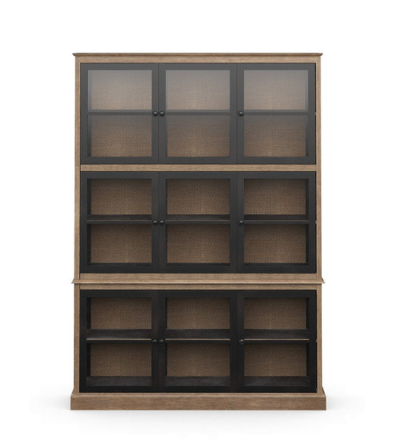 Pentomino Display Cabinet - Natural