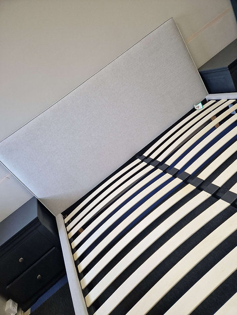 Churchill Natural Tweed Super King Upholstered Bed
