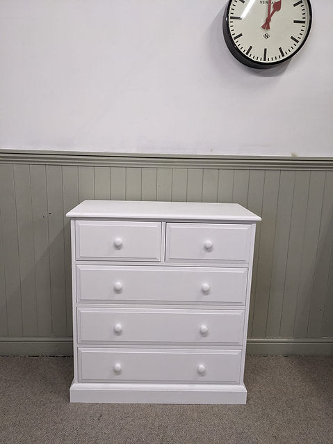 Pensham Pure White 5 Drawer Chest
