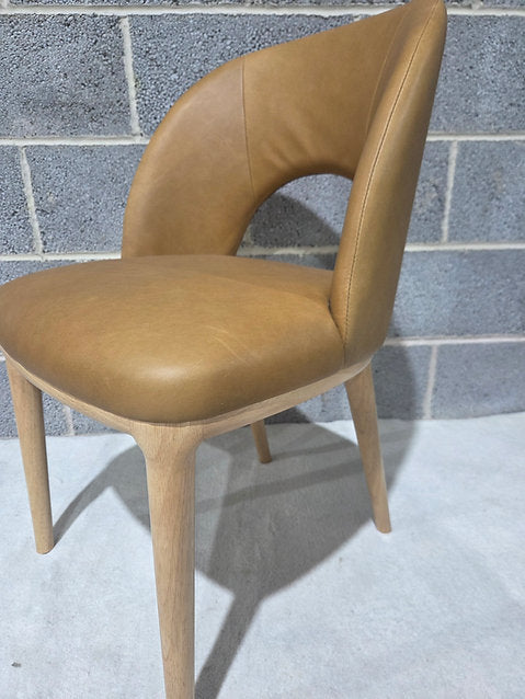 Set of 4 Boerum Leather Dining Chairs