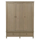 Bibury Smoked Oak Triple Wardrobe
