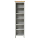 Simply Cotswold Pebble Grey Slim Bookcase