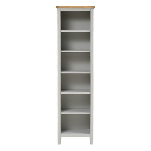 Simply Cotswold Pebble Grey Slim Bookcase