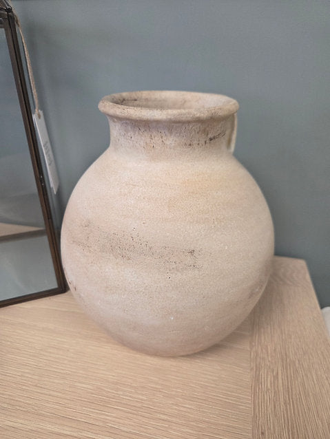 Handcrafted Weathered Vase- Medium