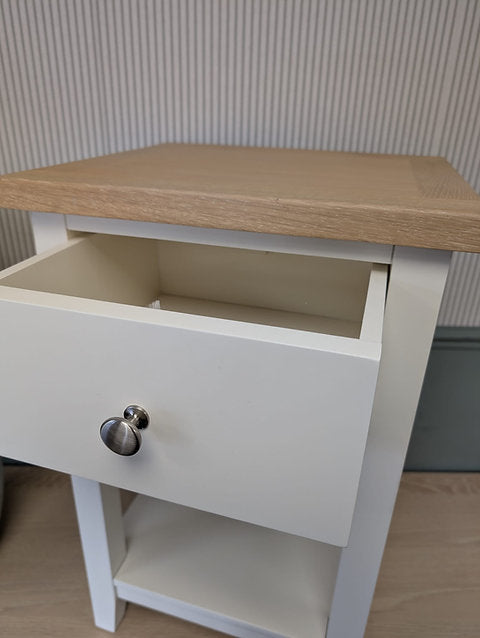 Chester Classic Cream 1 Drawer Bedside Table