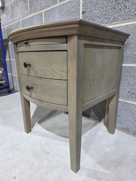 Winchcombe Smoked Oak 2 Drawer Bedside Table