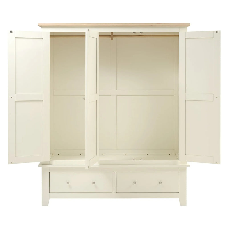 Chester Classic Cream Triple Wardrobe