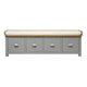 Sussex Storm Grey Four Drawer Shoe Bench