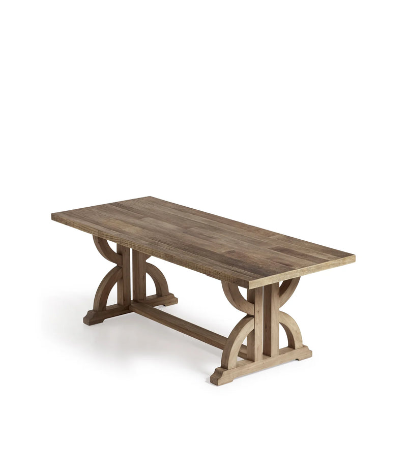 Tempus Dining Table -  Natural Recycled Elm