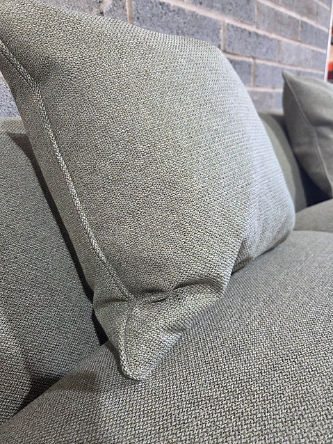 Walker 4 Seater Sofa - Green Marl - House Weave