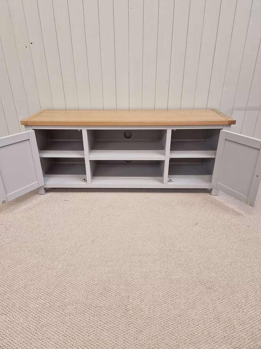 Simply Cotswold Pebble Grey TV Stand up to 50"