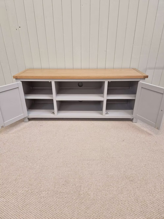 Simply Cotswold Pebble Grey TV Stand up to 50"